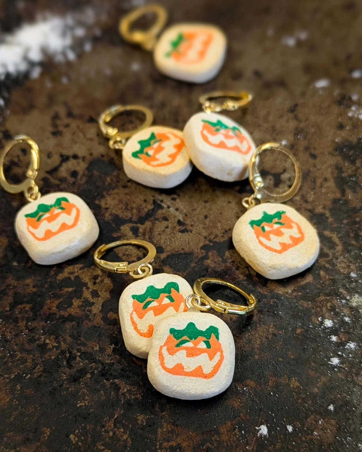 Pumpkin Sugar Cookie Stitch Marker