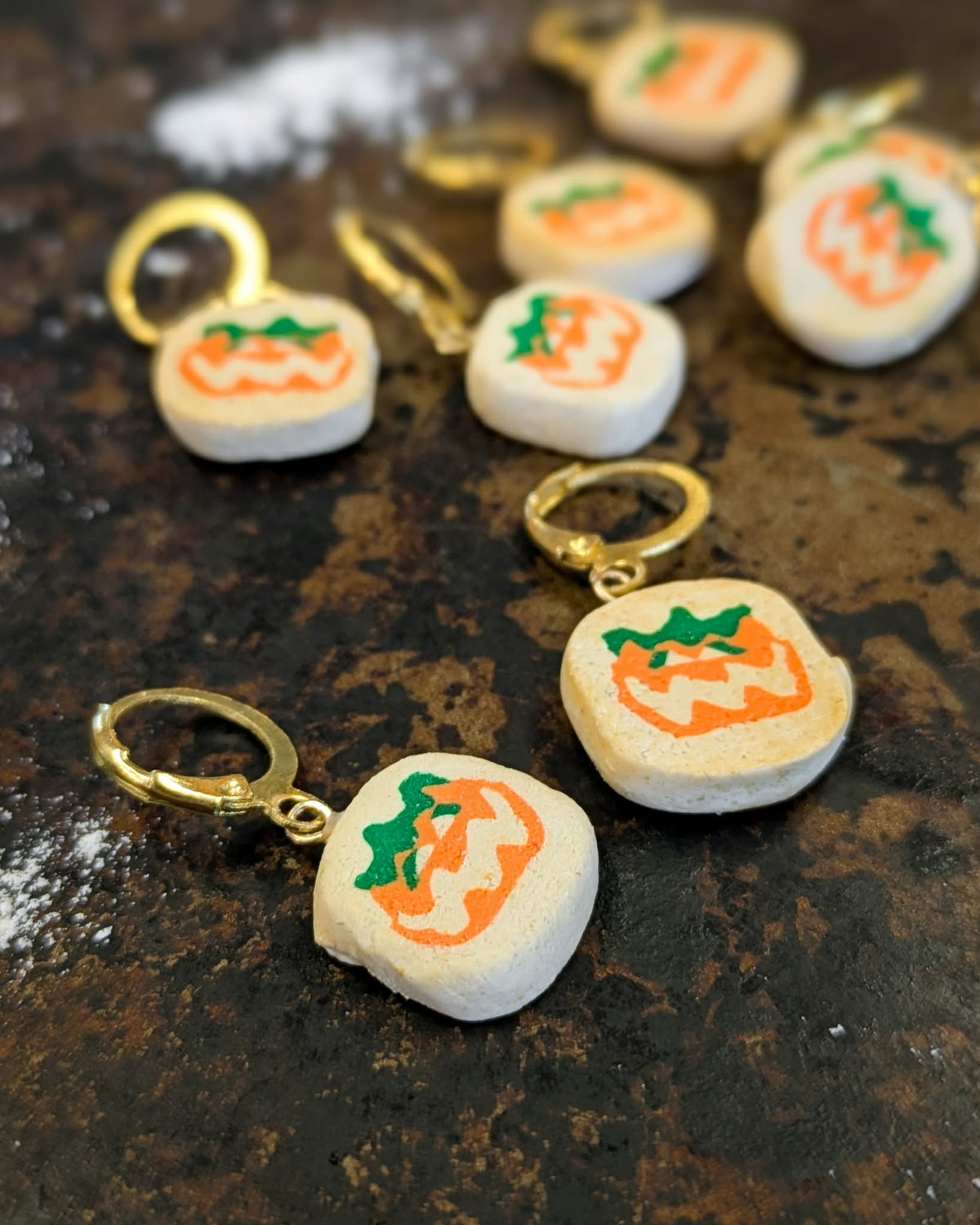 Pumpkin Sugar Cookie Stitch Marker